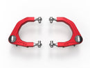 aFe Control Toyota Tundra 22-23 V6-3.4L (tt) Upper Control Arms - Red Anodized Billet Aluminum-1