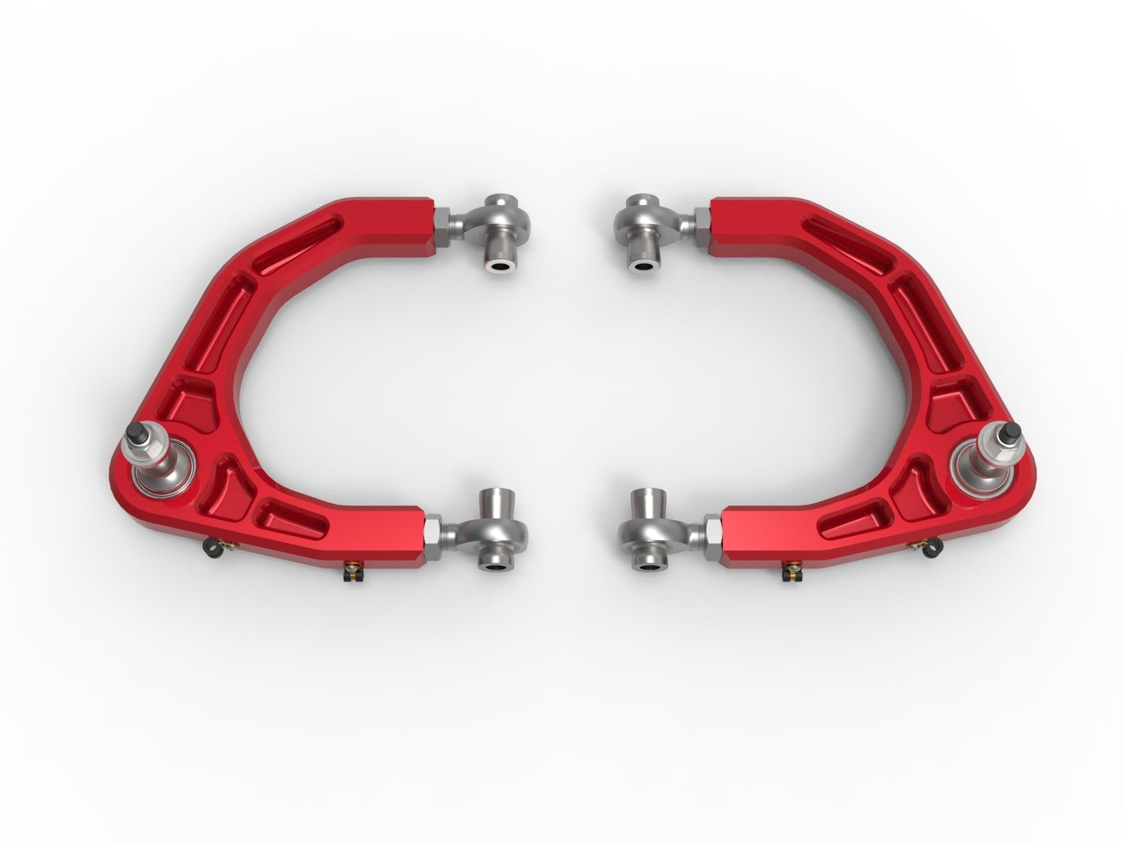 aFe Control Toyota Tundra 22-23 V6-3.4L (tt) Upper Control Arms - Red Anodized Billet Aluminum