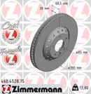 Porsche Disc Brake Rotor - Zimmermann Formula Z 460452975-2
