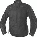 First Gear Voyage Jacket Black/Grey Womens - Large-1