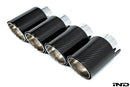 Eisenmann F97 X3M / F98 X4M Performance Exhaust + Carbon Tip Set - Race-6
