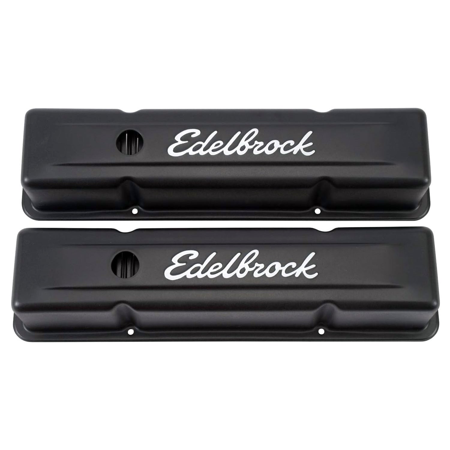 Edelbrock Valve Cover Signature Series Chevrolet 1959-1986 262-400 CI V8 Tall Black