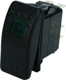 DragonFire Racing Lighted Switch On/Off Rocker Switch Green Lite-1