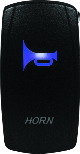 DragonFire Racing Lighted Switch Horn On/Off Blue