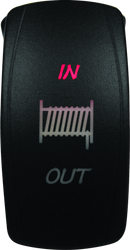 DragonFire Racing Lighted Switch Winch In/Out Red-1