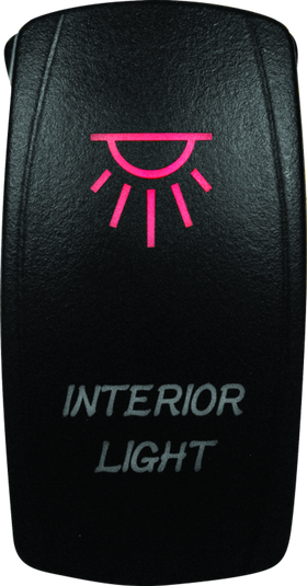 DragonFire Racing Lighted Switch On/Off Red