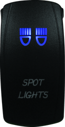 DragonFire Racing Lighted Switch Spot Light On/Off Blue-1