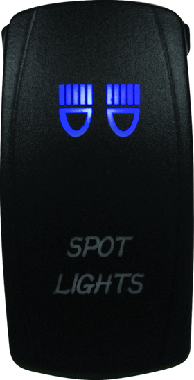 DragonFire Racing Lighted Switch Spot Light On/Off Blue