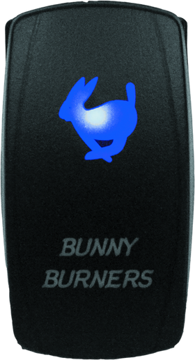 DragonFire Racing Lighted Switch Bunny Burner On/Off Blue