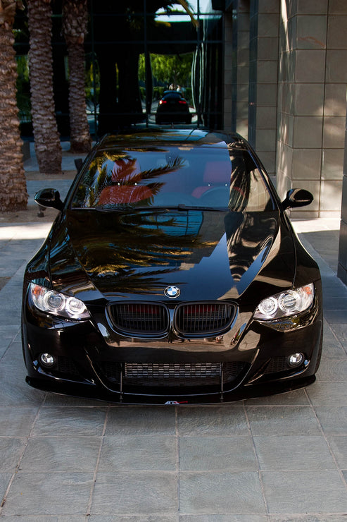 CARBON FIBER Wind Splitter With Rods BMW E92 335i 2007-10