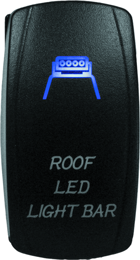 DragonFire Racing Lighted Switch Roof Led On/Off Blue