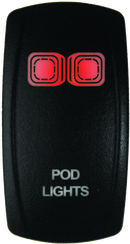 DragonFire Racing Lighted Switch On/Off Red-1