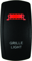 DragonFire Racing Lighted Switch Grill Light On/Off Red-1