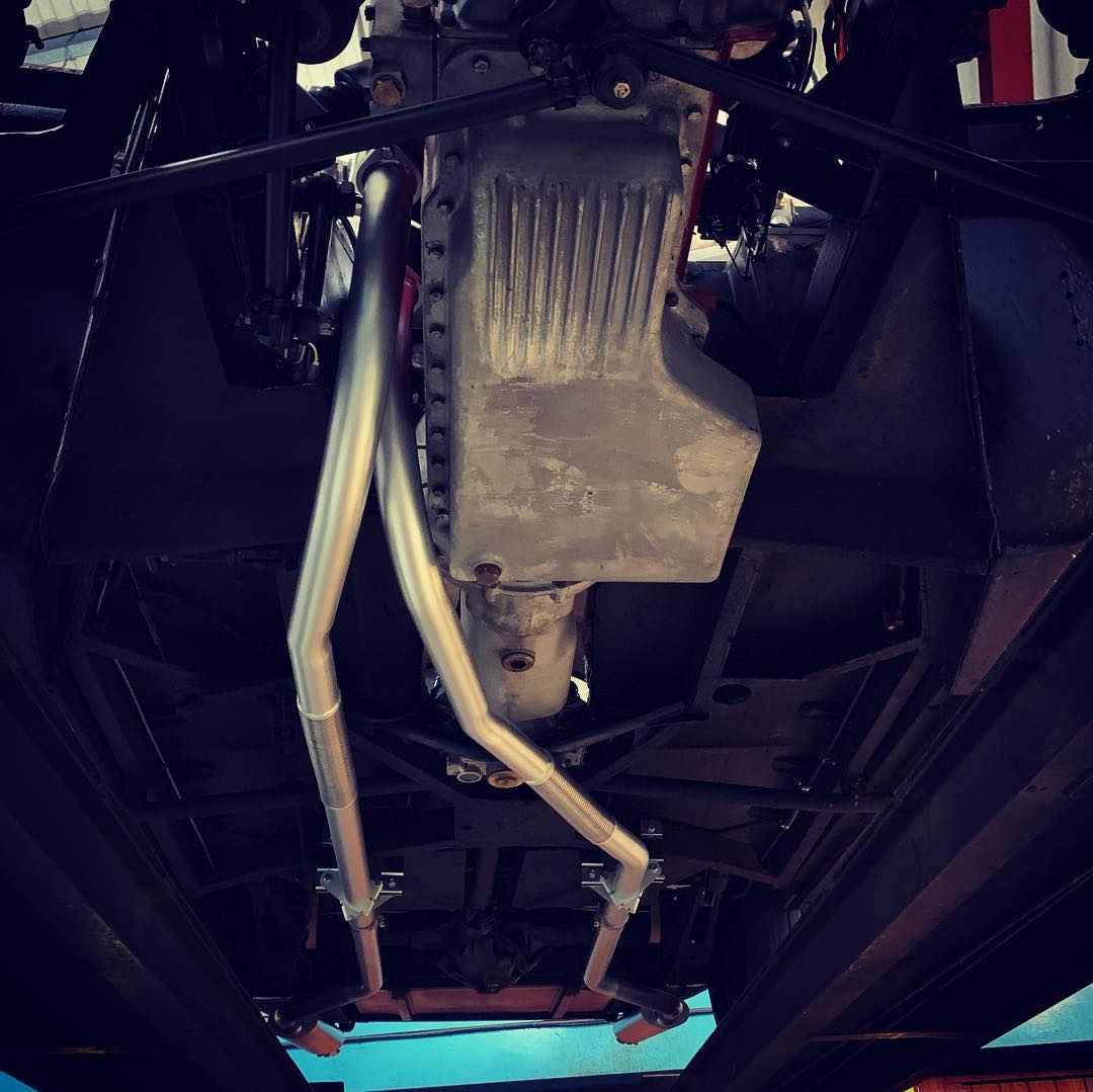 Aston Martin DB Mk3 Stainless Steel Exhaust 'Twin' System (1957-59)