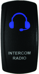 DragonFire Racing Lighted Switch Int/Rad On/Off Blue Led-1