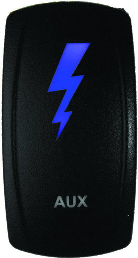 DragonFire Racing Lighted Switch Aux On/Off Blue Led