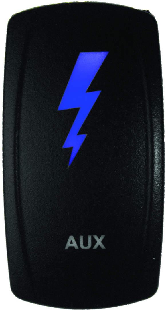 DragonFire Racing Lighted Switch Aux On/Off Blue Led