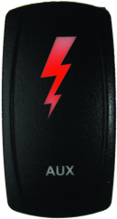 DragonFire Racing Lighted Switch Aux On/Off Red Led-1