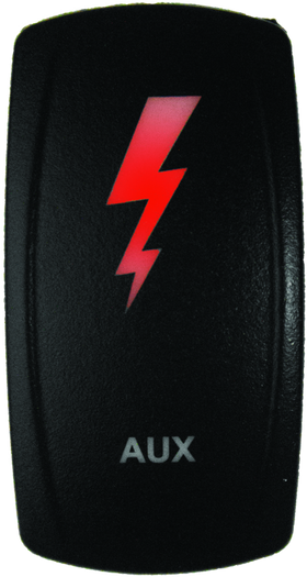 DragonFire Racing Lighted Switch Aux On/Off Red Led