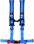 DragonFire Racing Harness- H-Style- 4-Point- 2in Buckle- Blue-1