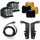 Rigid Industries 10-20 Toyota 4Runner A-Pillar Light Kit (Includes D-SS Flood)-1