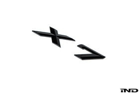 IND G07 X7 Painted Trunk Emblem - 0