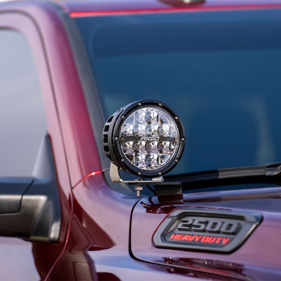 Rigid Industries 2019+ Dodge Ram 2500/3500 A-Pillar LED Light Mounts - 0