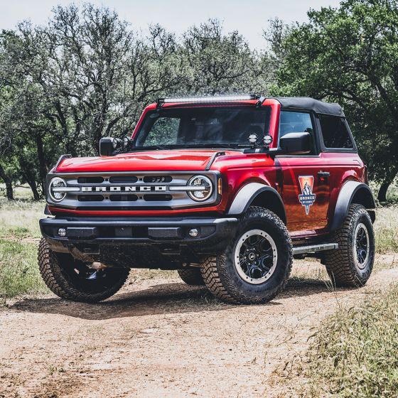 Rigid Industries 2021 Ford Bronco Roof Line Light Kit (Incl. SR spot/flood Combo Bar) - 0