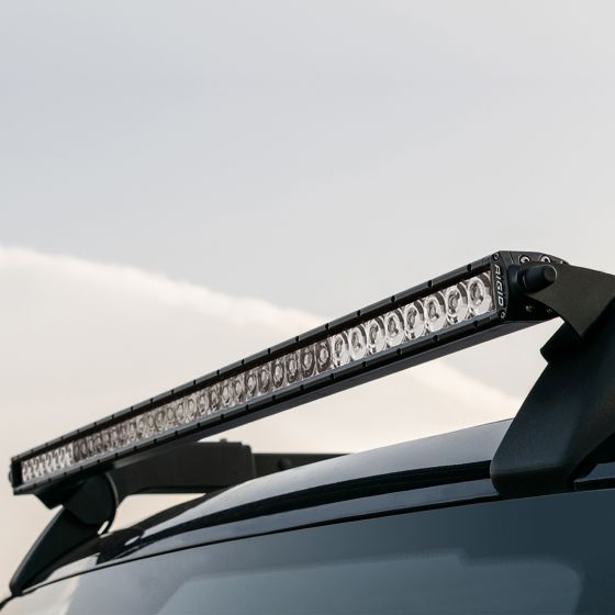 Rigid Industries 2021 Ford Bronco Roof Rack Light Kit (Incl. SR spot/flood Combo Bar) - 0