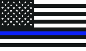 DragonFire Racing Whip Flag - Back the Blue