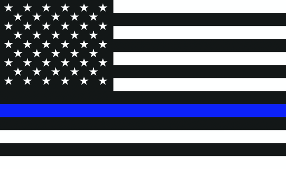 DragonFire Racing Whip Flag - Back the Blue