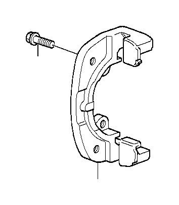 BMW Brake Caliper Carrier Mounting Bolt - Genuine BMW 34203414763
