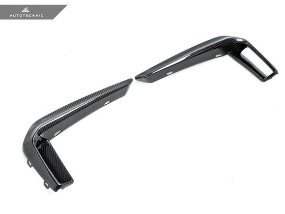 AutoTecknic Dry Carbon Front Bumper Trim | BMW G30 5 Series M-Sport