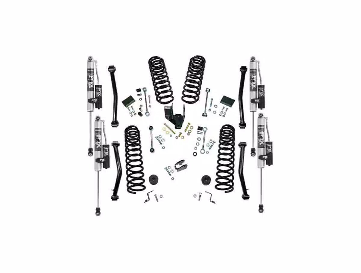 Superlift 18-22 Jeep Wrangler JL (NO Mojave) 4WD 4in. Dual Rate Coil Lift Kit w/Fox 2.0 Res Shocks