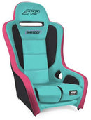 PRP Shreddy Podium Suspension Seat - Pink/Teal / Black-1