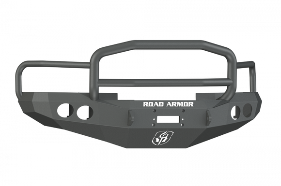 Road Armor 94-96 Dodge 1500/2500 Stealth Front Winch Bumper w/Lonestar Guard - Tex Blk