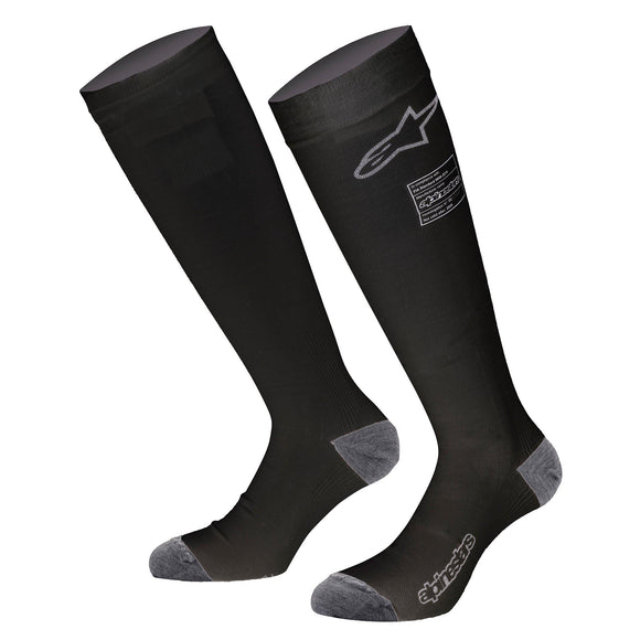 ALPINESTARS ZX V3 SOCKS - BLACK - S (4704321-10-S)