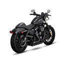 Vance & Hines HD Sportster 14-22 Shortshots Staggered Black Full System Exhaust-1