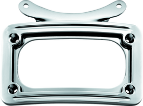Kuryakyn Curved License Plate Frame Chrome