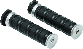 Kuryakyn Dillinger Grips Dual Cable Silver
