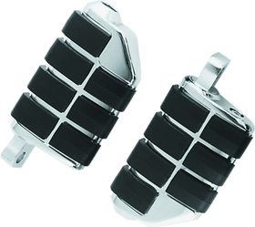 Kuryakyn Dually ISO Peg With Male Mount Adapter Chrome (Pair)