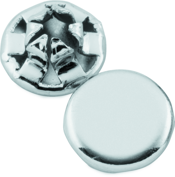 Kuryakyn Custom End Plugs Chrome For 3/8inch Allen Bolts (Set of 6)
