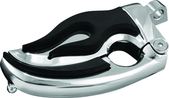 Kuryakyn Flamin Switchblade With Male Mount Adapter Chrome