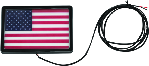 Kuryakyn Freedom Flag LED 4in X 6in Black