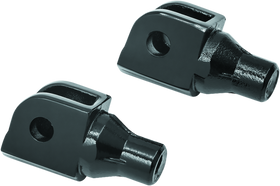 Kuryakyn Front Tapered Peg Adapter Gloss Black