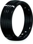 Kuryakyn 7inch Headlamp Trim Ring Gloss Black-1