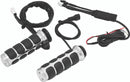 Kuryakyn Heated ISO Grips Throttle-By-Wire Chrome-1