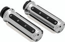 Kuryakyn Heavy Industry Grips Dual Cable Chrome-1