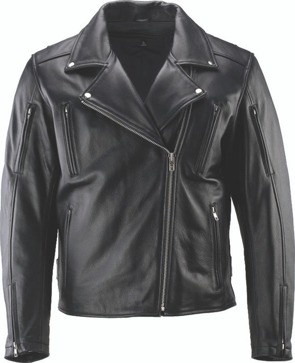 Kuryakyn Leather By River Road Ironclad Classic Leather Jacket Black Womens - Medium