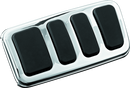 Kuryakyn ISO Brake Pedal Pad Longhorn Chrome-1